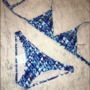 Cupshe Deep Water Ocean Bikini